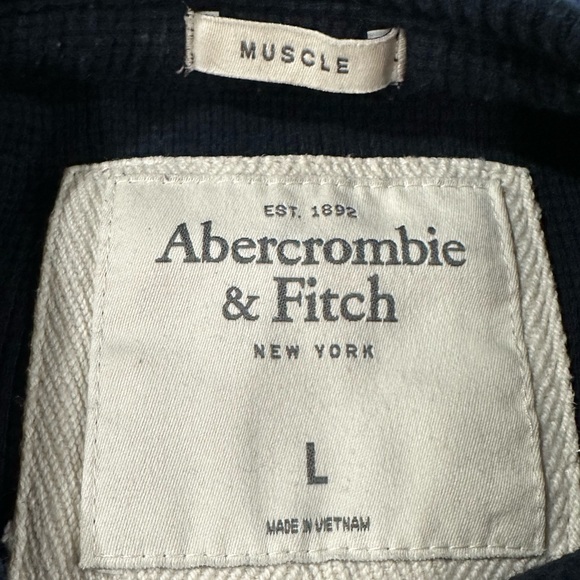 Blue Abercrombie & Fitch Muscle Sweatshirt - Large - Picture 4 of 7